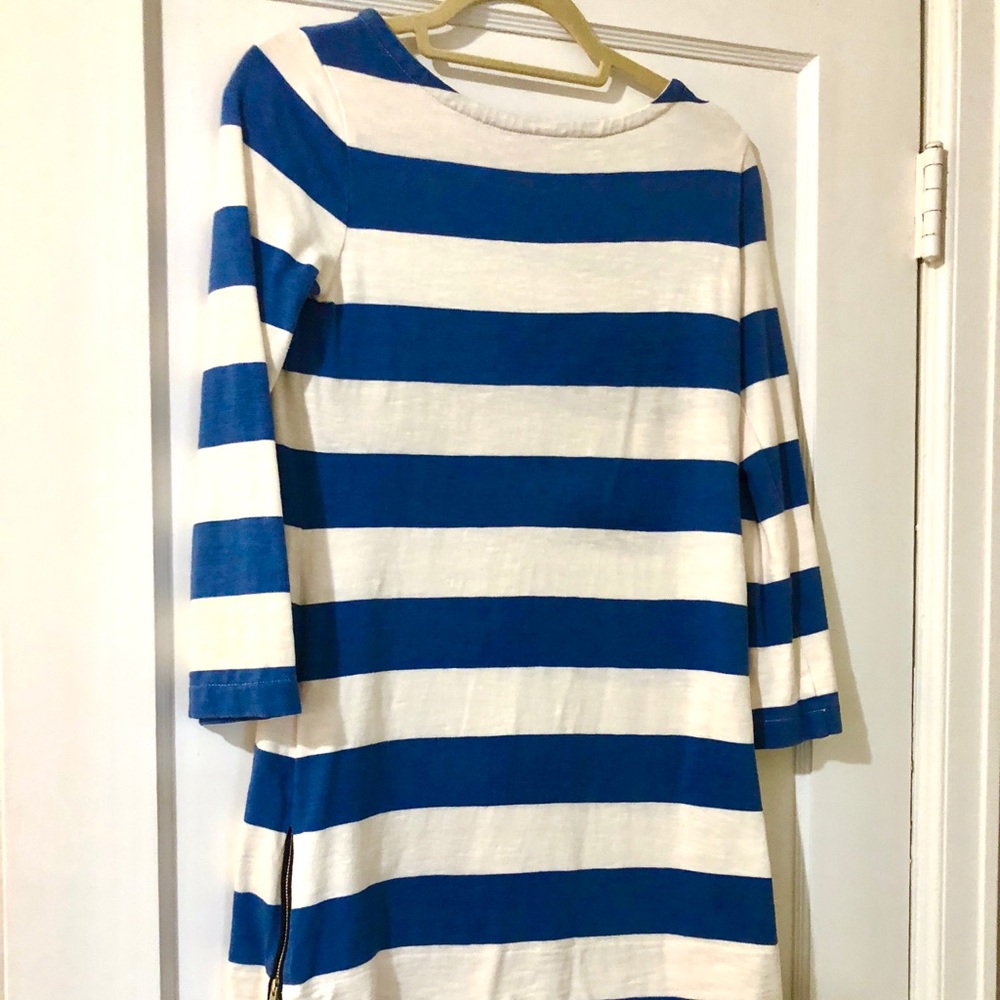 J crew 3/4 sleeve cotton dress